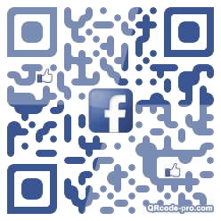 QR code with logo X6H0