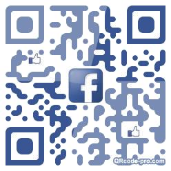 QR code with logo X6m0