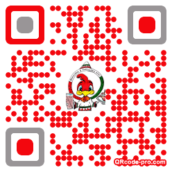 QR code with logo X8r0