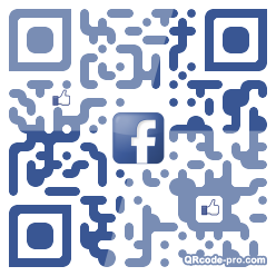 QR code with logo X8t0