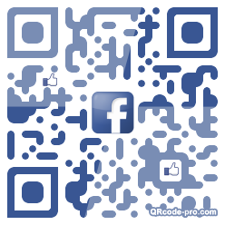 QR code with logo Xak0