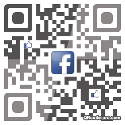 QR code with logo Xd90