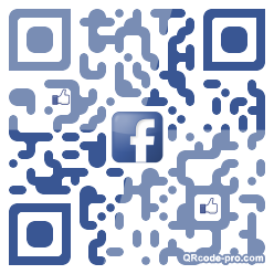 QR code with logo Xdr0