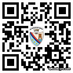 QR code with logo XiO0