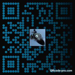 QR code with logo Xoe0