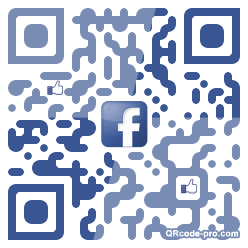 QR code with logo XzR0