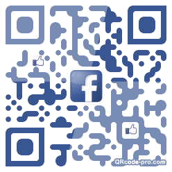 QR code with logo YAC0