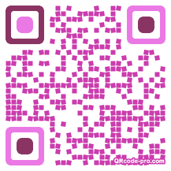 QR code with logo 17x70