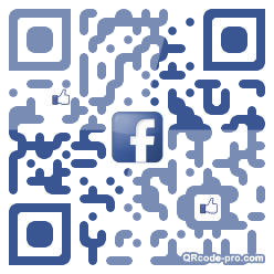 QR code with logo 1B460