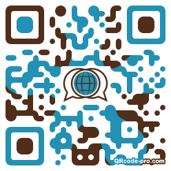 QR code with logo 1P390