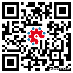 QR code with logo 33Wk0