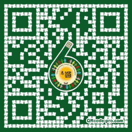 QR code with logo 34Gr0