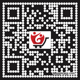 QR code with logo 34HP0