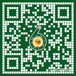 QR code with logo 34Lt0