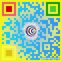 QR code with logo 38W70