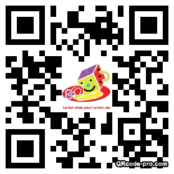 QR code with logo 3cnD0