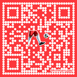QR code with logo 3dLu0