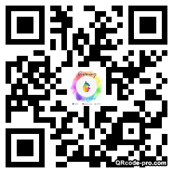 QR code with logo 3dMd0