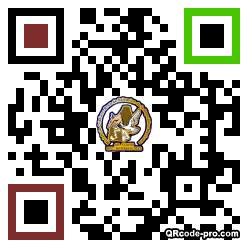 QR code with logo 3md80