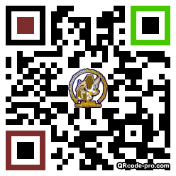 QR code with logo 3mde0