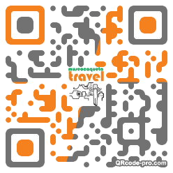 QR code with logo 3plG0