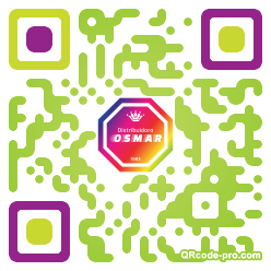 QR code with logo 3rAw0