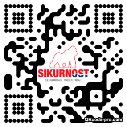 QR code with logo 3tUV0