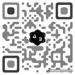 QR code with logo 3zhu0