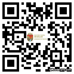 QR code with logo 3DvD0