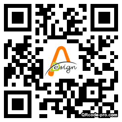 QR code with logo 3L3p0