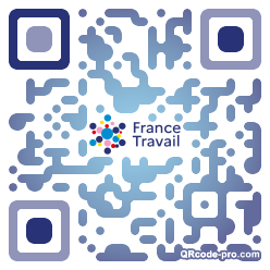 QR code with logo 3NIS0