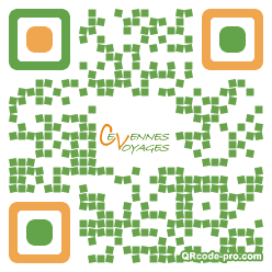 QR code with logo 3Pg20