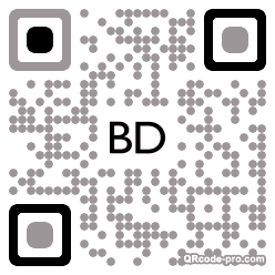 QR code with logo 3PtD0