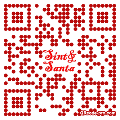 QR code with logo 3Pvd0