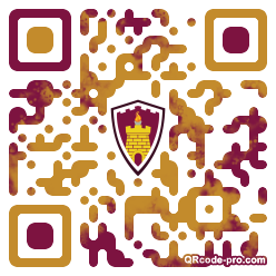 QR code with logo 3PDG0