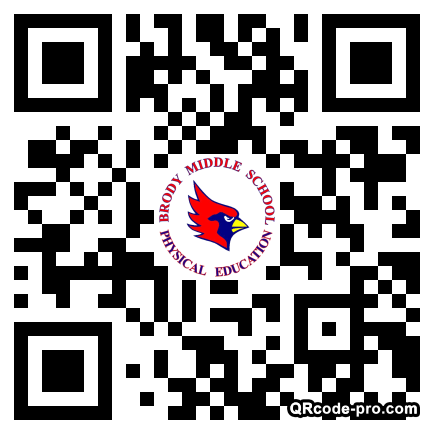 QR code with logo 128H0