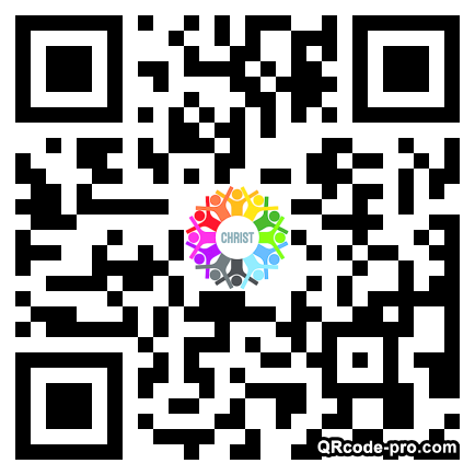 QR code with logo 13Ab0