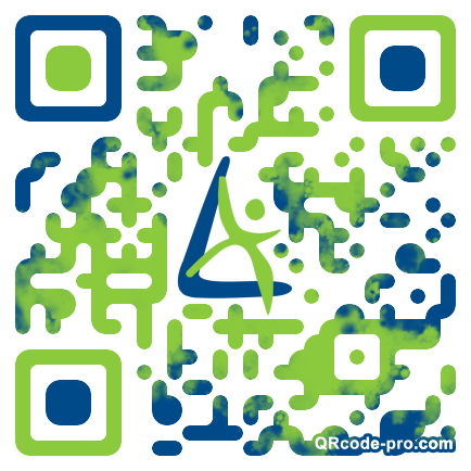 QR code with logo 13Rb0