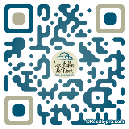 QR code with logo 14PX0