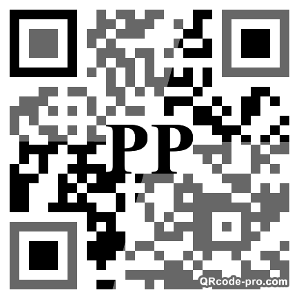 QR code with logo 15x50