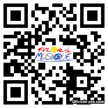 QR code with logo 17Z40