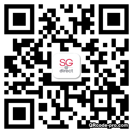QR code with logo 18030