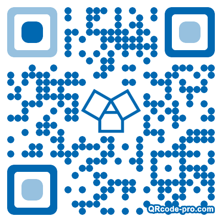QR code with logo 18x80