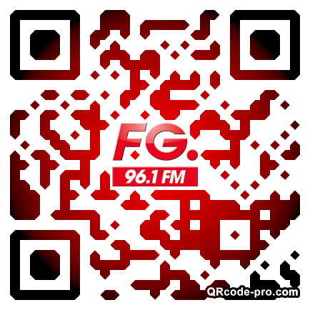 QR code with logo 19Rx0