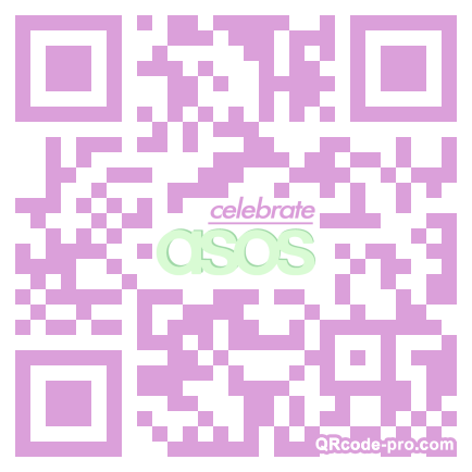 QR code with logo 19X60