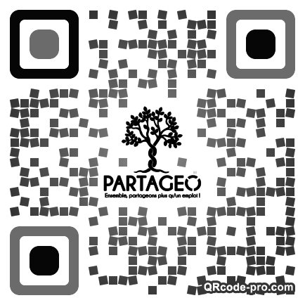 QR code with logo 19up0