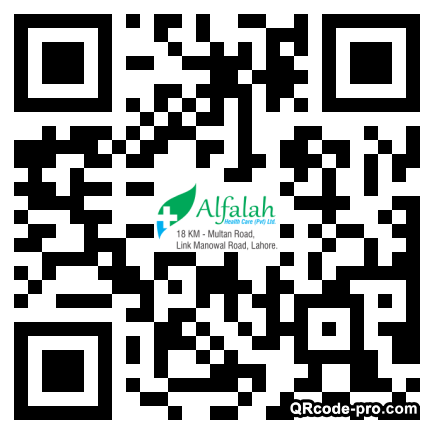 QR code with logo 1AAg0