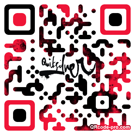 QR code with logo 1BHQ0