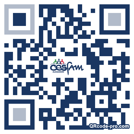QR code with logo 1BW80