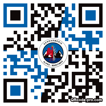QR code with logo 1DTE0